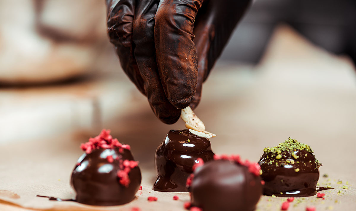 Premium chocolate customization presentation